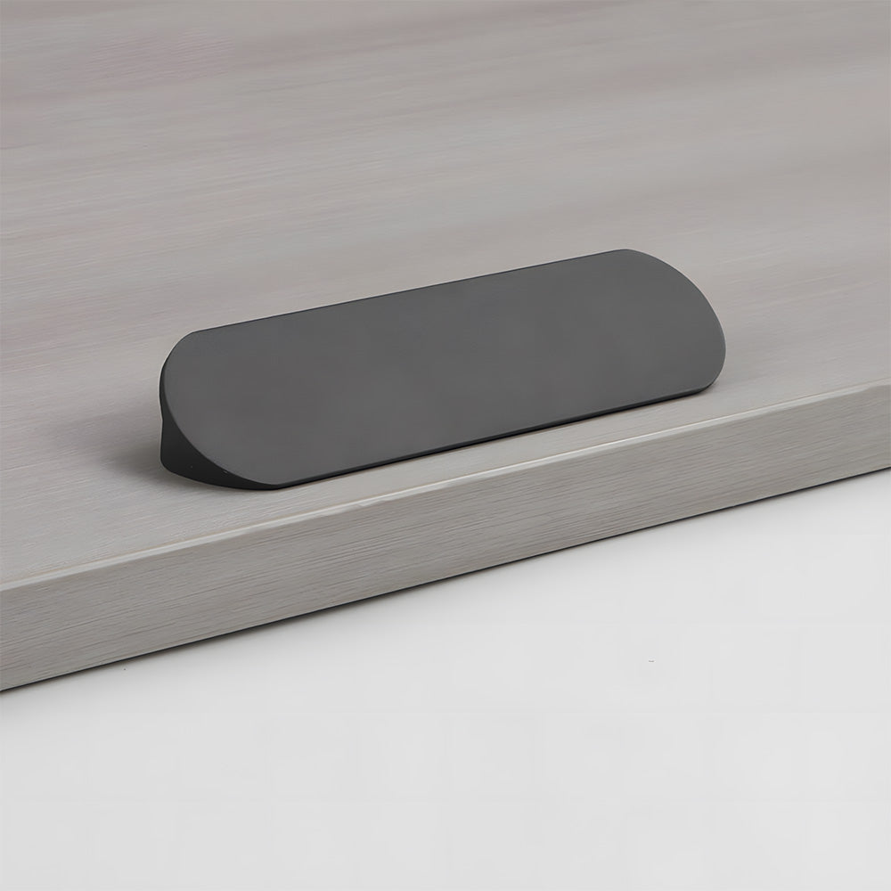 Elegant Round Corner Hidden Drawer Finger Edge Handles