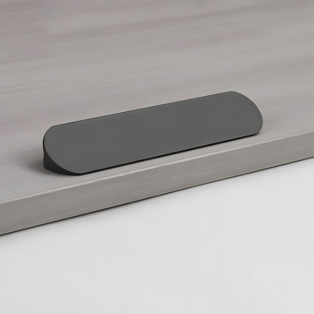 Elegant Round Corner Hidden Drawer Finger Edge Handles