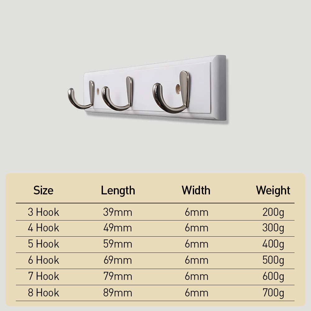 Creative Entrance Wall Bedroom Door Coat Hooks