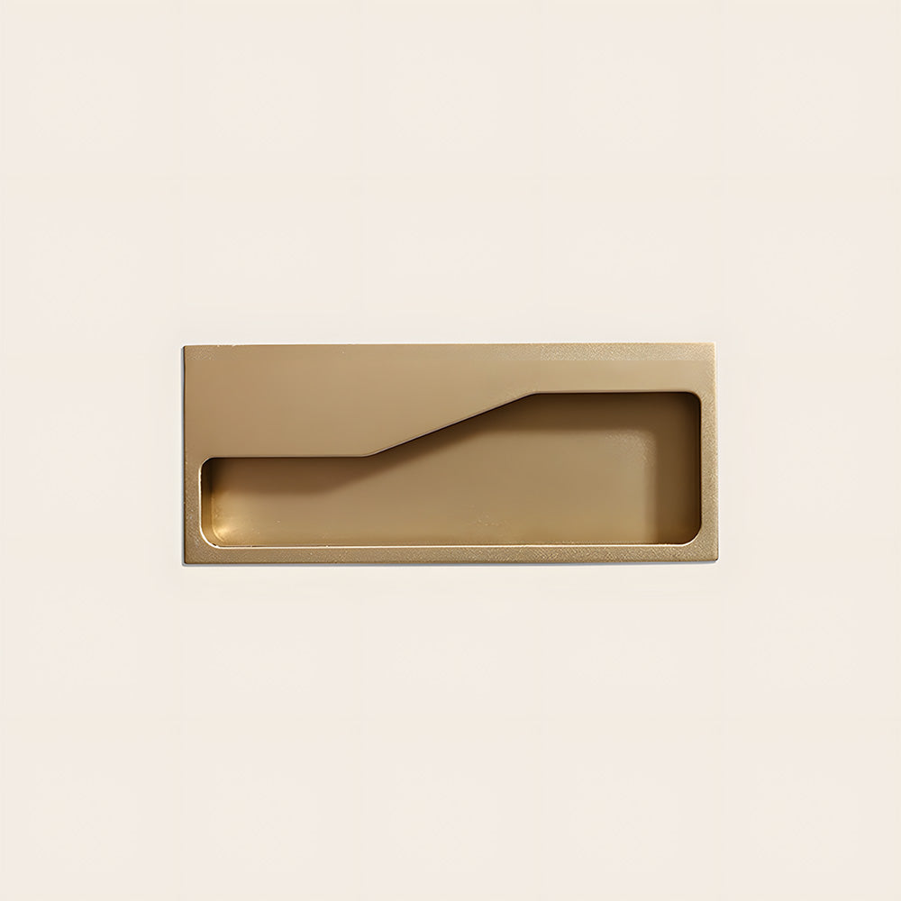Modern Recessed Flush Pull Handles for Wardrobes