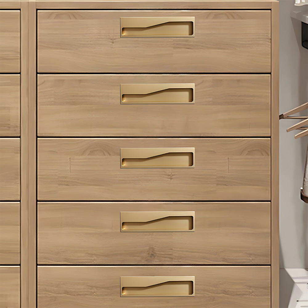 Modern Recessed Flush Pull Handles for Wardrobes