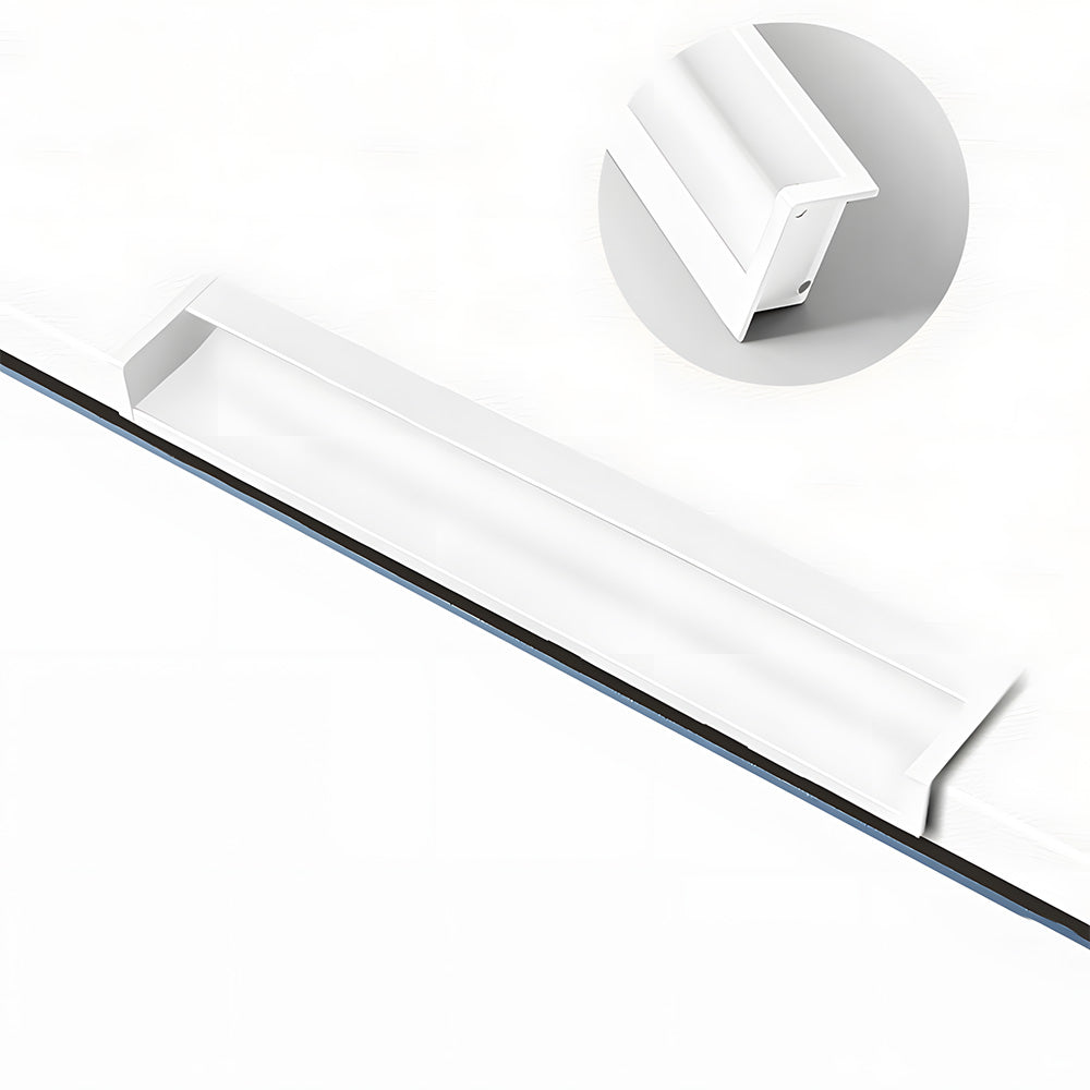 Minimalist Aluminum Alloy Hidden Kitchen Cupboard Finger Pulls