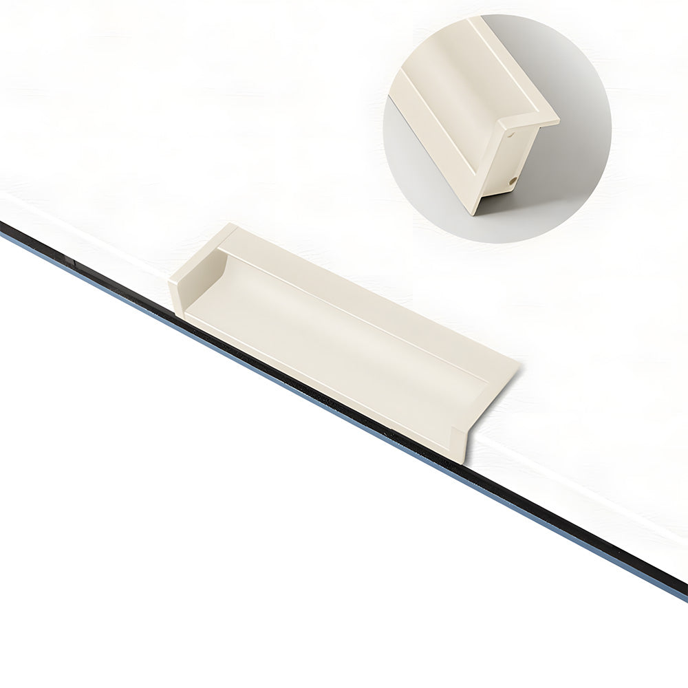 Minimalist Aluminum Alloy Hidden Kitchen Cupboard Finger Pulls