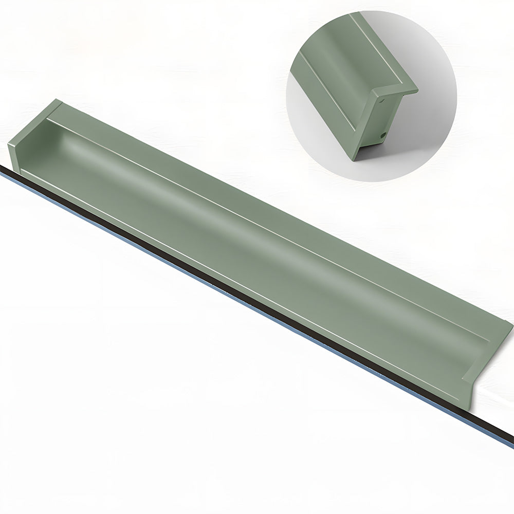 Minimalist Aluminum Alloy Hidden Kitchen Cupboard Finger Pulls