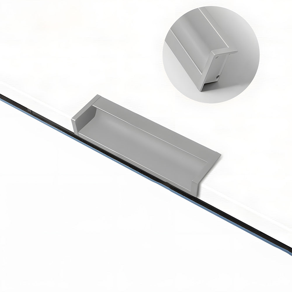 Minimalist Aluminum Alloy Hidden Kitchen Cupboard Finger Pulls