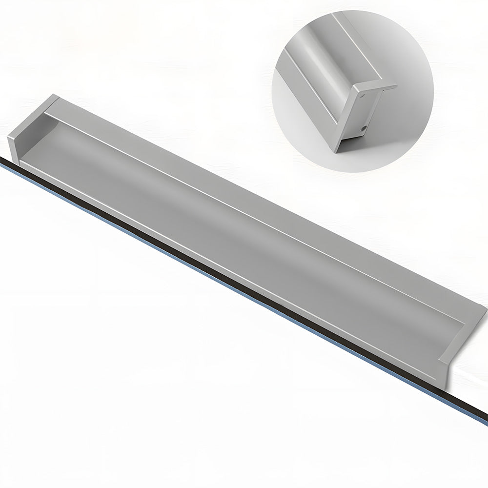 Minimalist Aluminum Alloy Hidden Kitchen Cupboard Finger Pulls