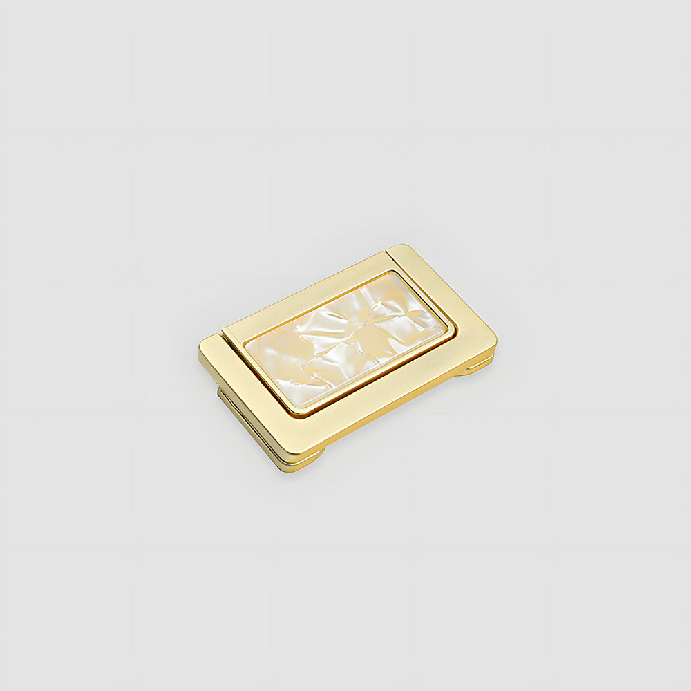 Invisible Shell Gold Ring Zinc Alloy Cabinet Drawer Handle