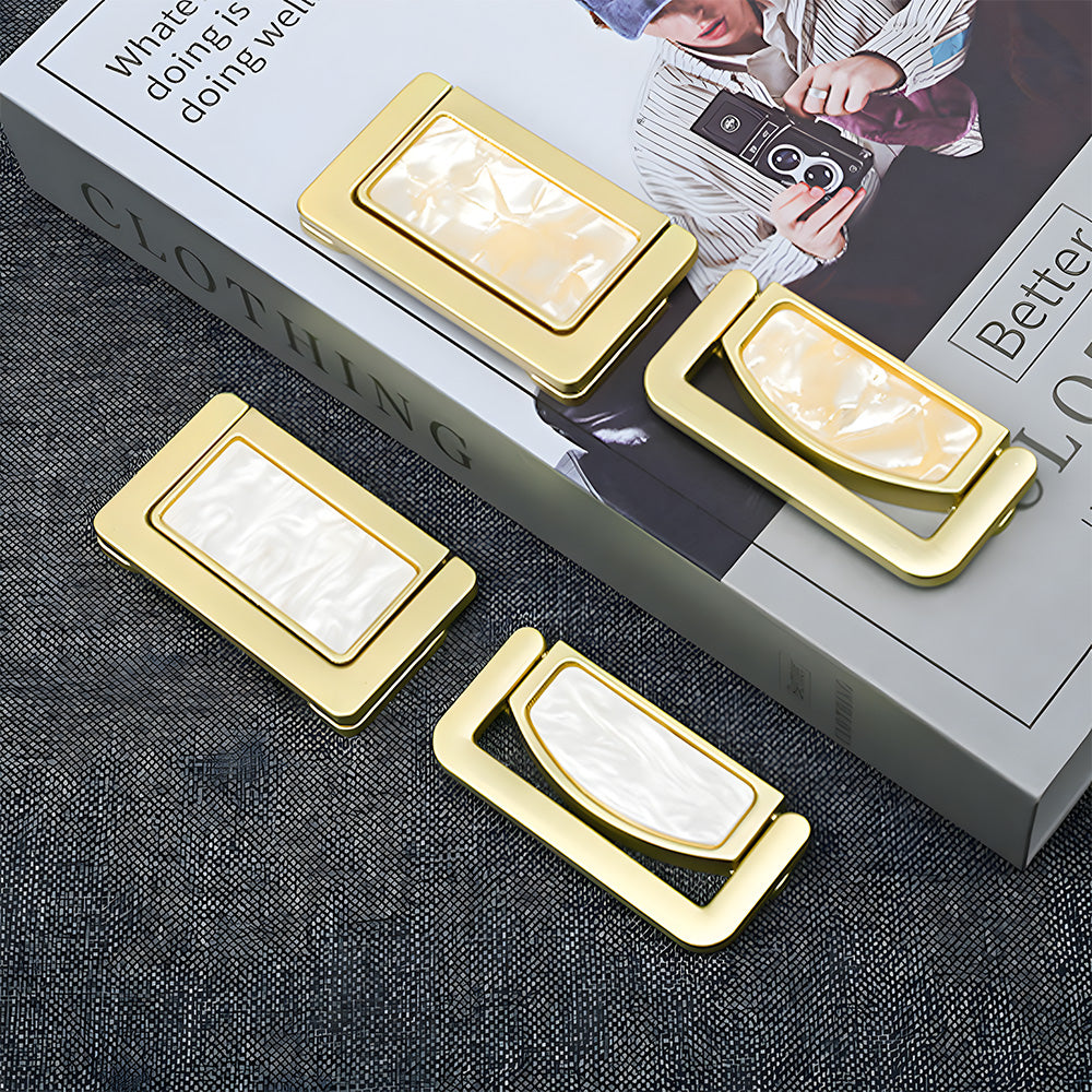 Invisible Shell Gold Ring Zinc Alloy Cabinet Drawer Handle