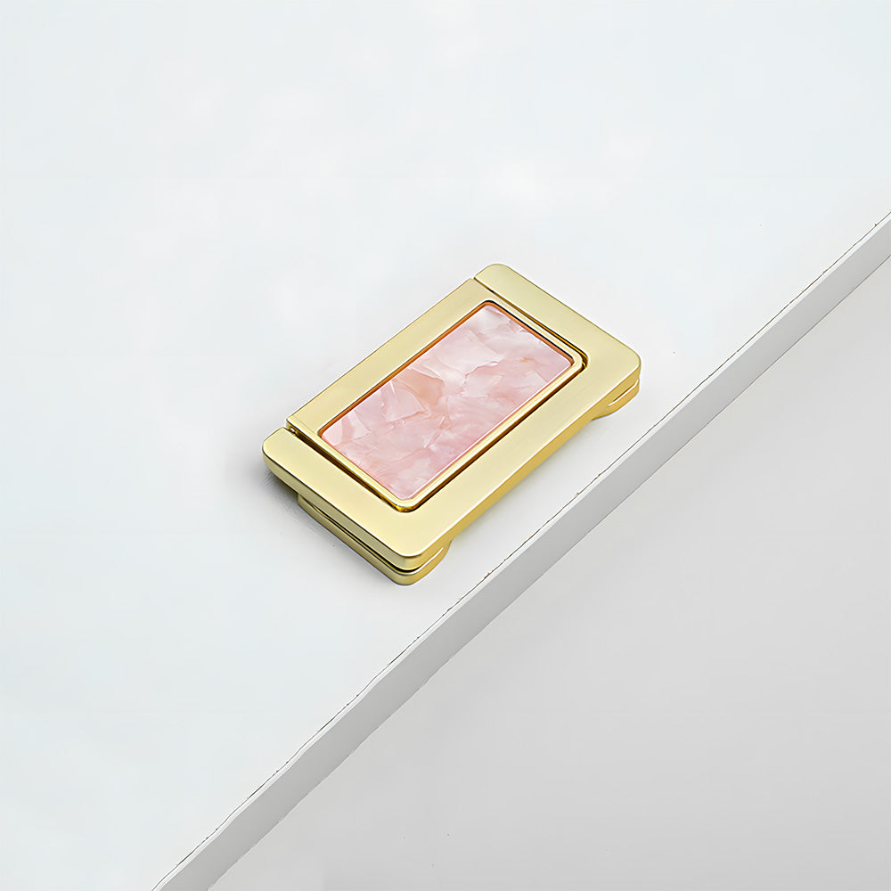 Invisible Shell Gold Ring Zinc Alloy Cabinet Drawer Handle