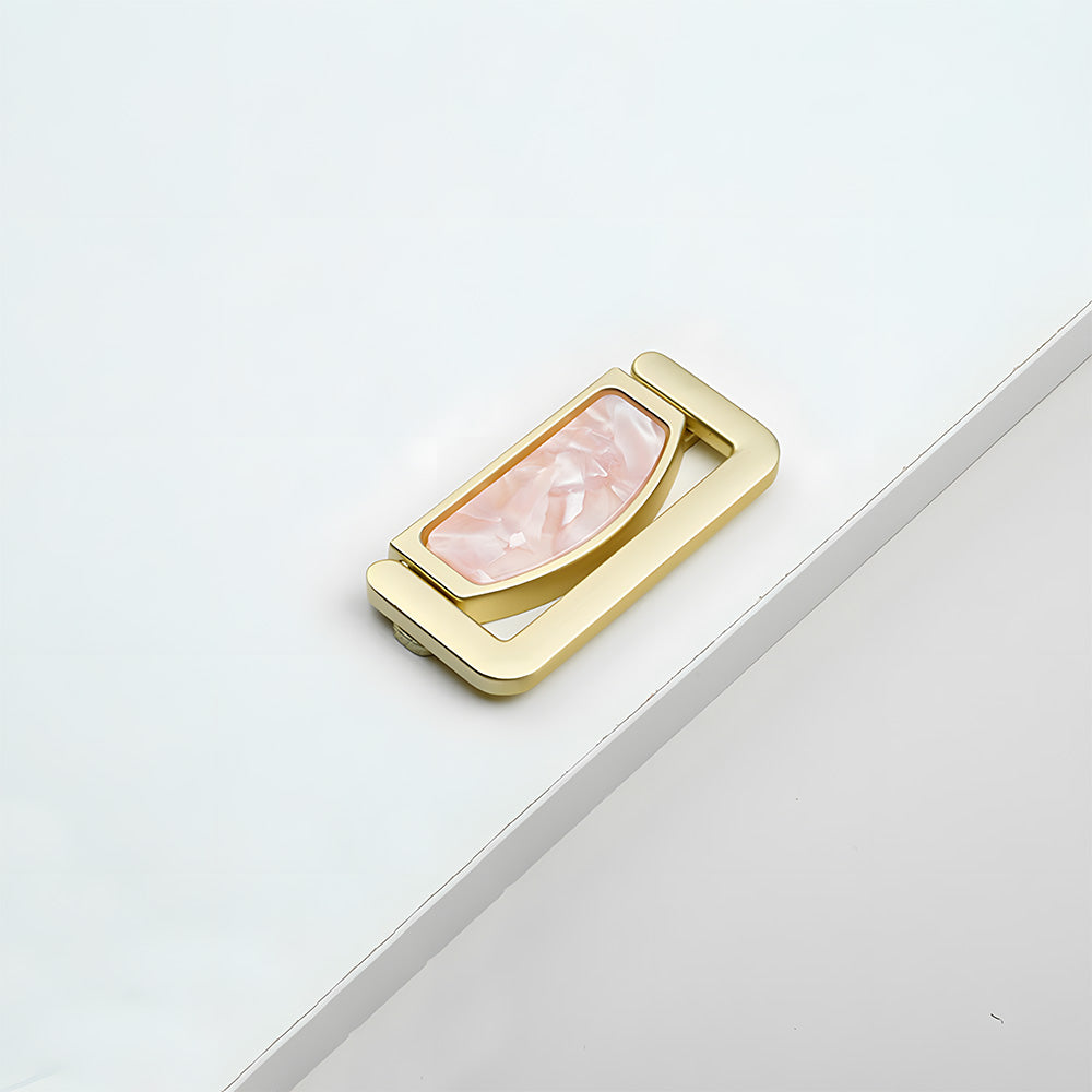 Invisible Shell Gold Ring Zinc Alloy Cabinet Drawer Handle