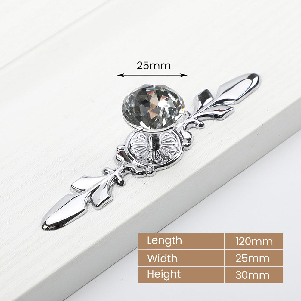 Modern Crystal Decorative Drawer Pulls