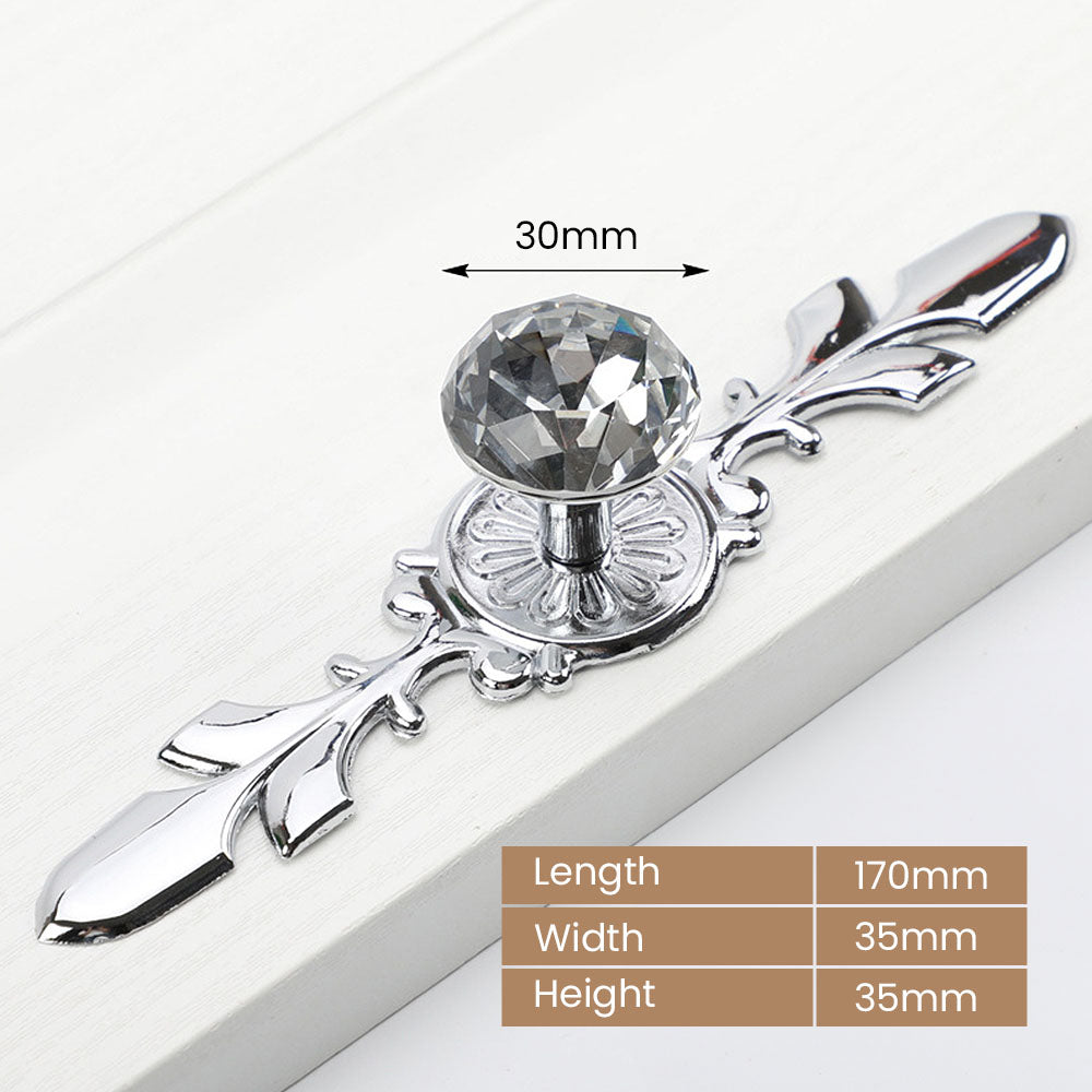 Modern Crystal Decorative Drawer Pulls