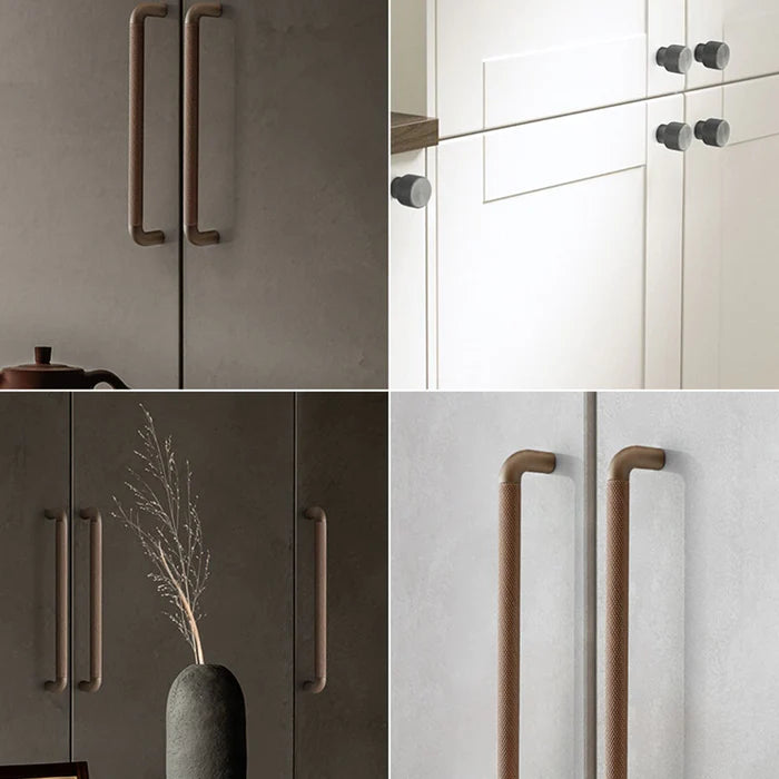 Long Cupboard Bar Knurled Handles