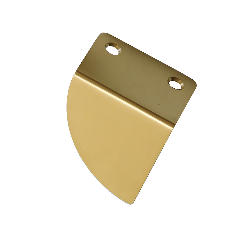 Luxury Fan-Shaped Round Brass Wardrobe Drawer Handles