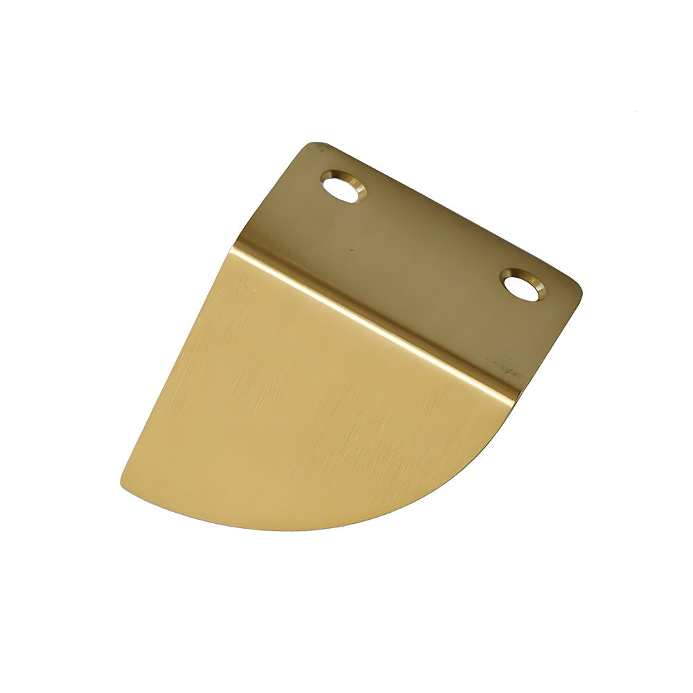 Luxury Fan-Shaped Round Brass Wardrobe Drawer Handles