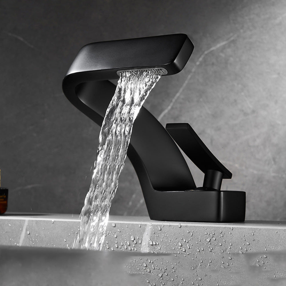 Modern Luxury Waterfall Mono Basin Mixer Tap