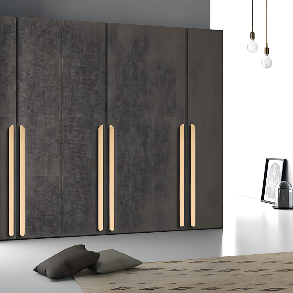 Modern Minimalist Cabinet Edge Pulls for Kitchen & Drawers