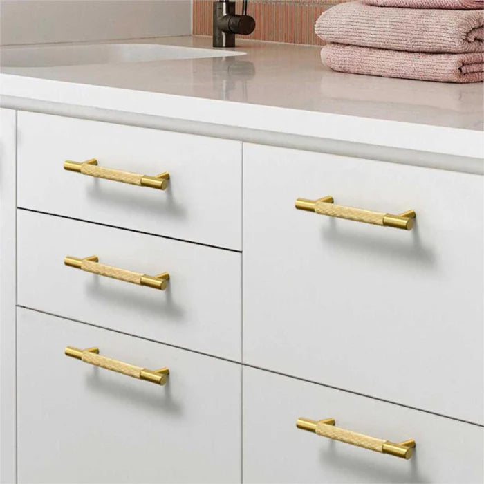 Aluminum Alloy Cabinet Doors Knurled Handles