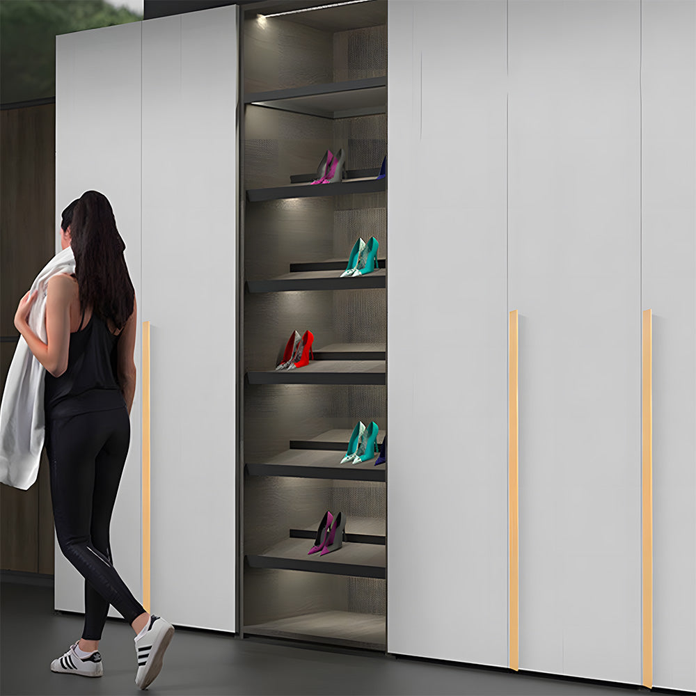 Modern Hidden Dresser Finger Edge Handles