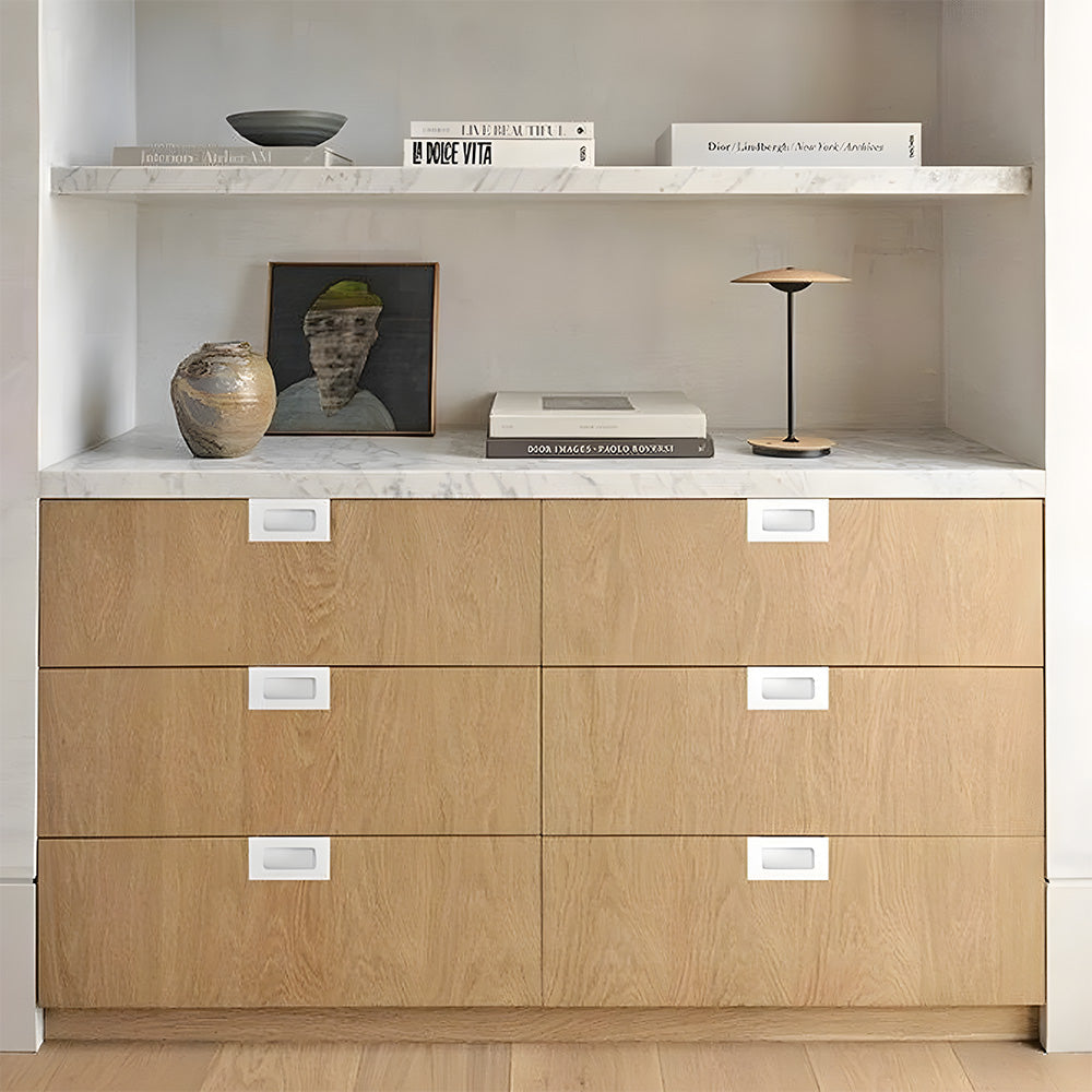 Minimalist Invisible Sliding Door Handles Recessed Flush Finger Pulls