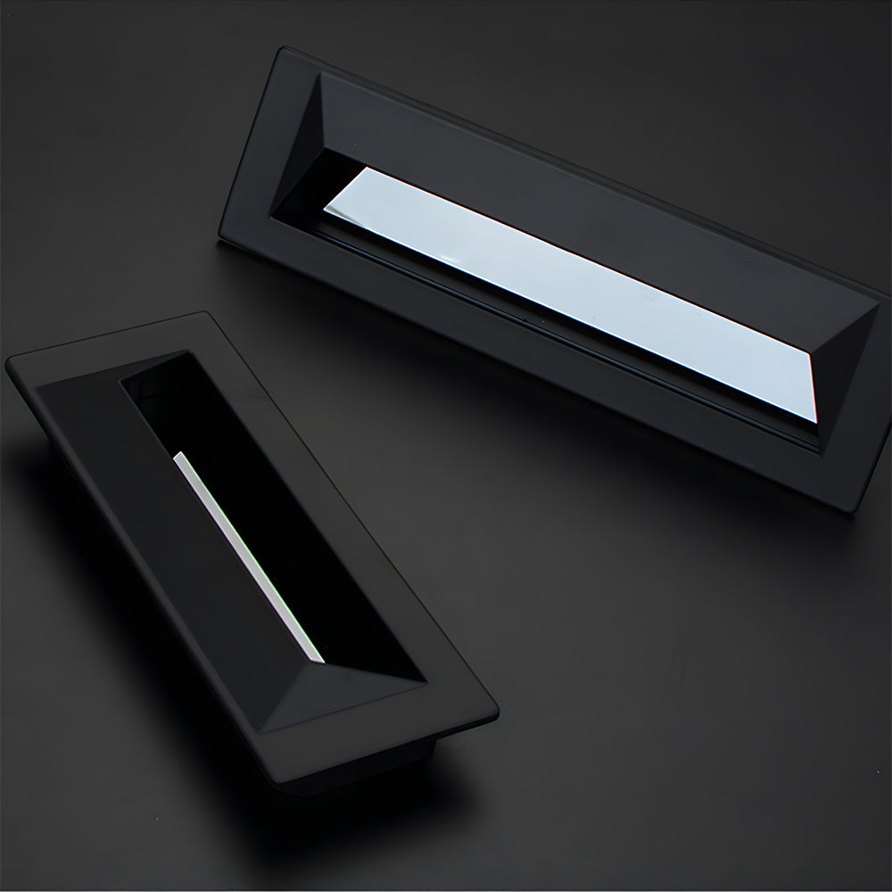 Modern Rectangular Recessed Drawer Pulls