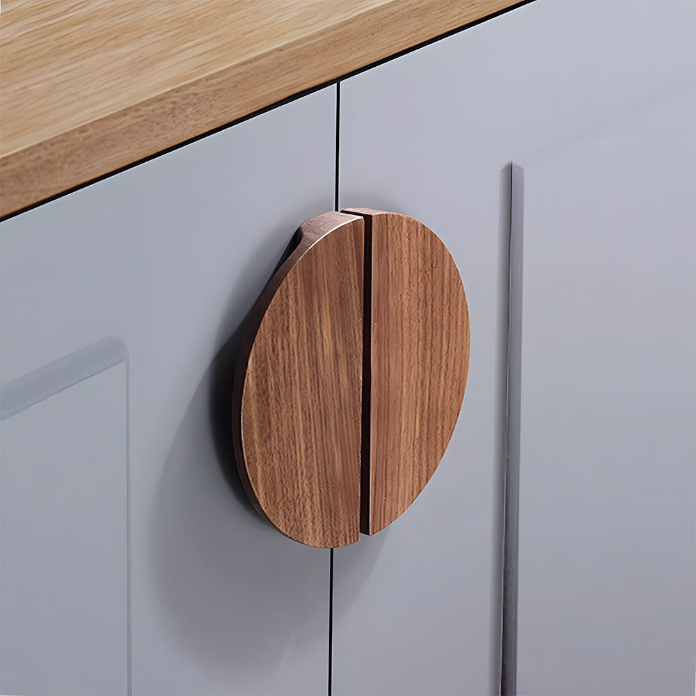 Modern Semi Circle Wood Kitchen Cabinet Handles