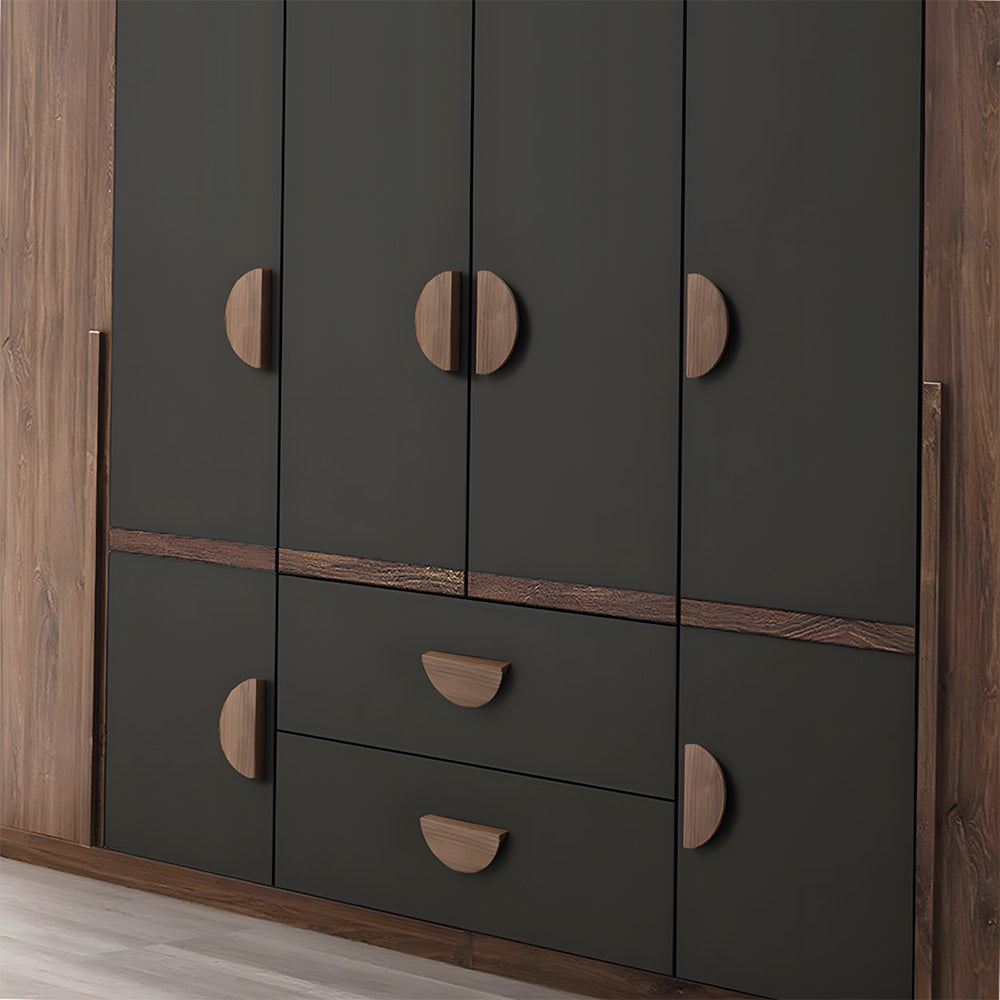 Modern Semi Circle Wood Kitchen Cabinet Handles