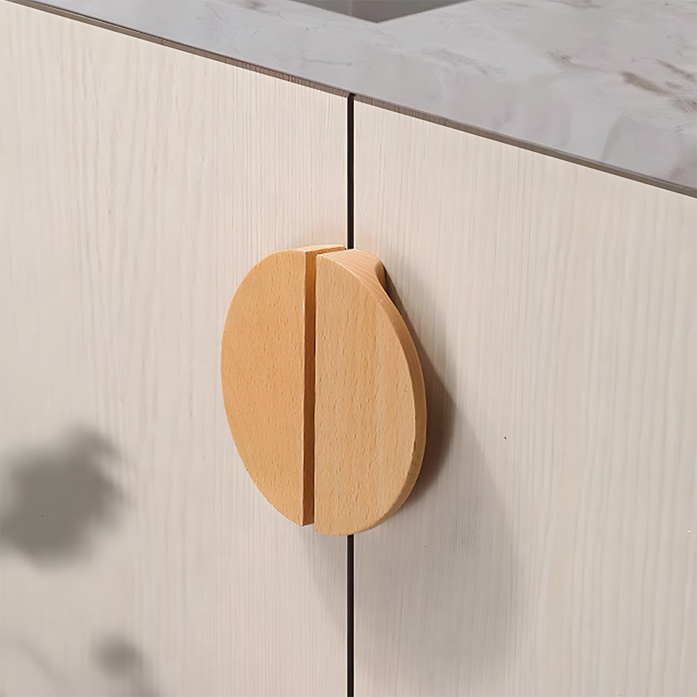 Modern Semi Circle Wood Kitchen Cabinet Handles