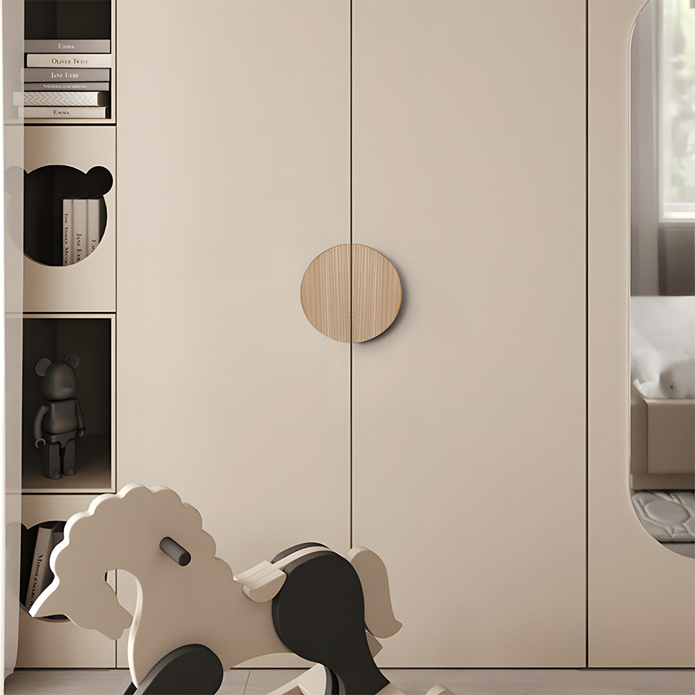 Modern Semi Circle Wood Kitchen Cabinet Handles