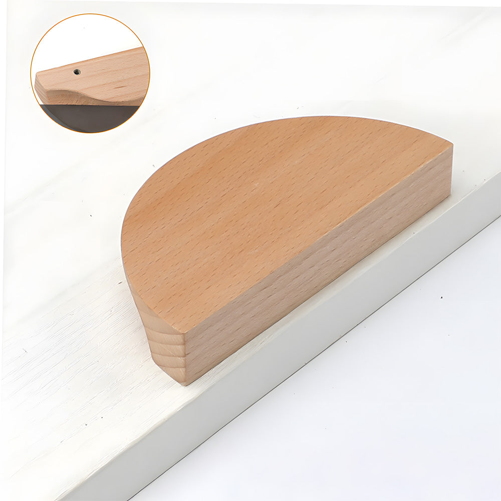 Modern Semi Circle Wood Kitchen Cabinet Handles
