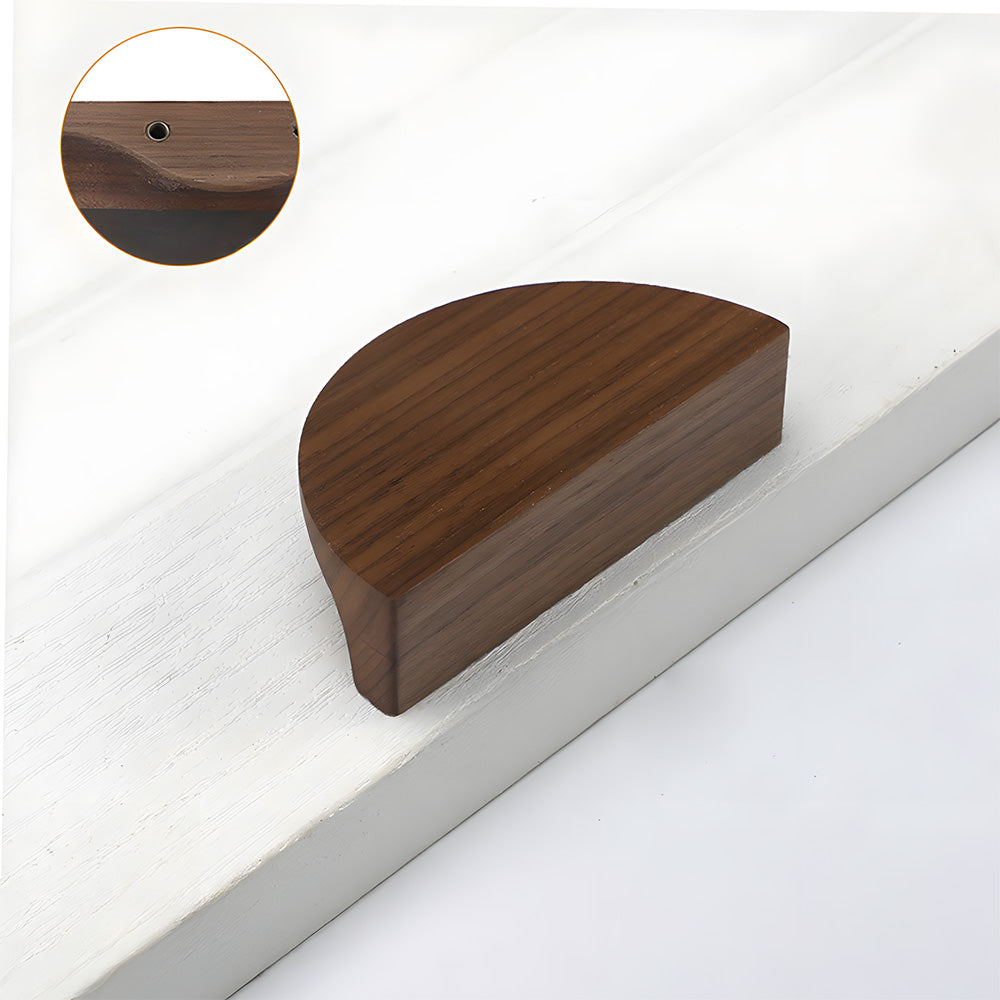 Modern Semi Circle Wood Kitchen Cabinet Handles