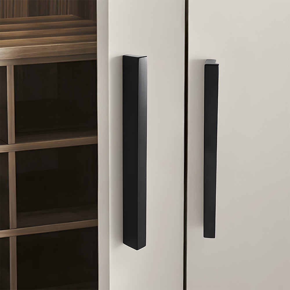 Modern L Type Solid Brass Cupboard Pulls