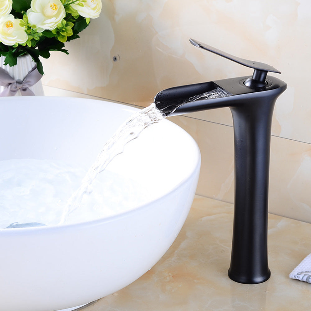 Contemporary Solid Brass Single Lever Mono Basin Mixer Tap
