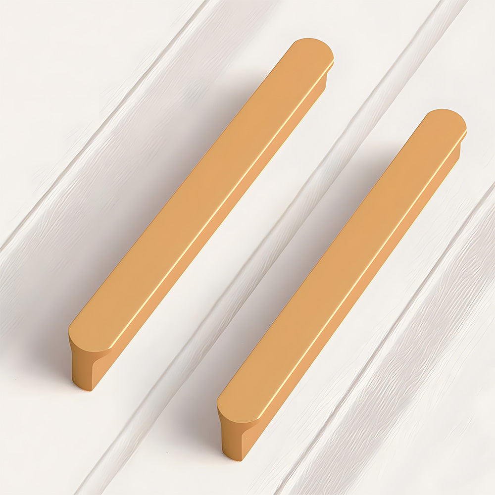Simple T-shaped Rounded Corner Kitchen Cabinet Handles