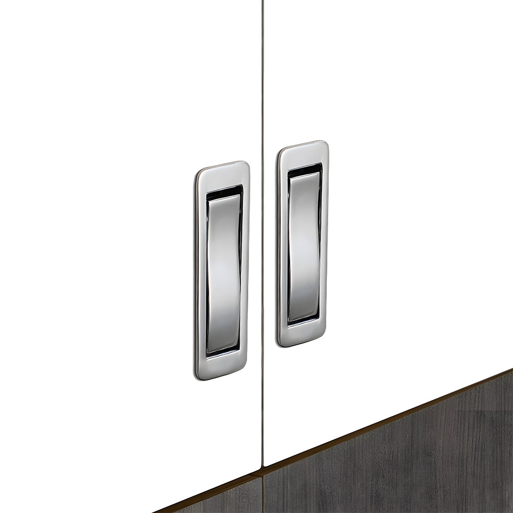 Modern Zinc Alloy Pop Out Pocket Door Edge Pull