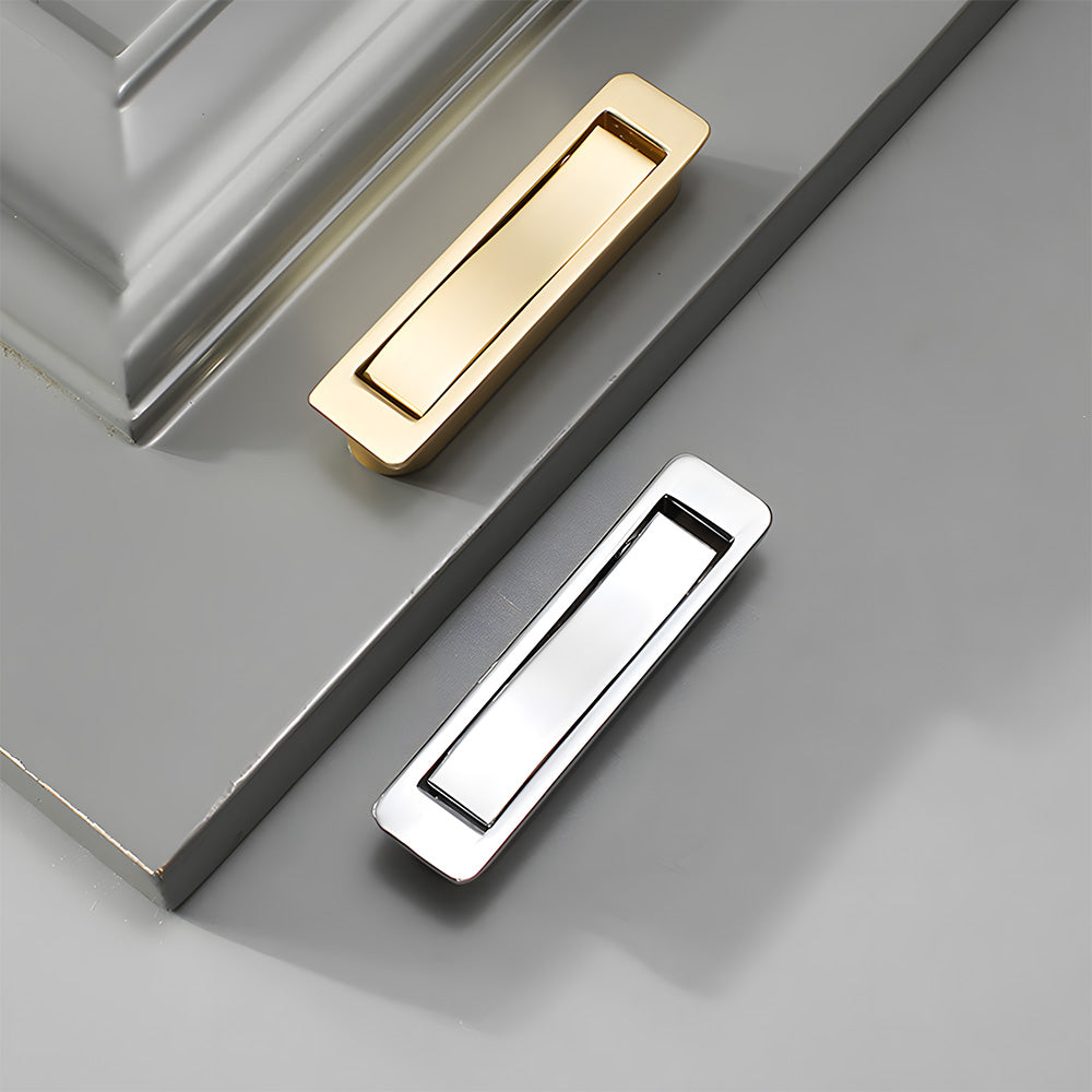 Modern Zinc Alloy Pop Out Pocket Door Edge Pull