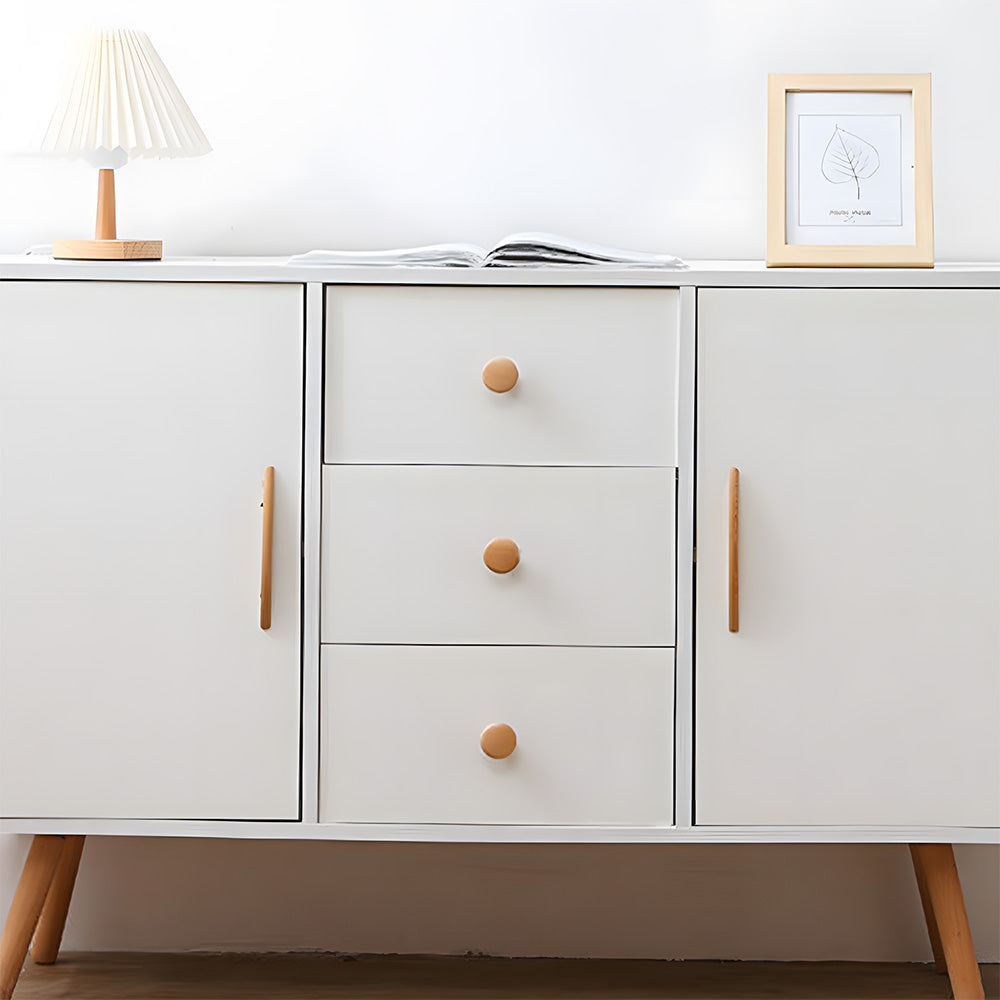 Modern Natural Wood Cupboard Handles