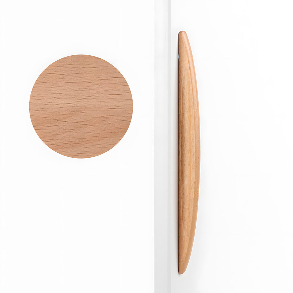 Modern Natural Wood Cupboard Handles