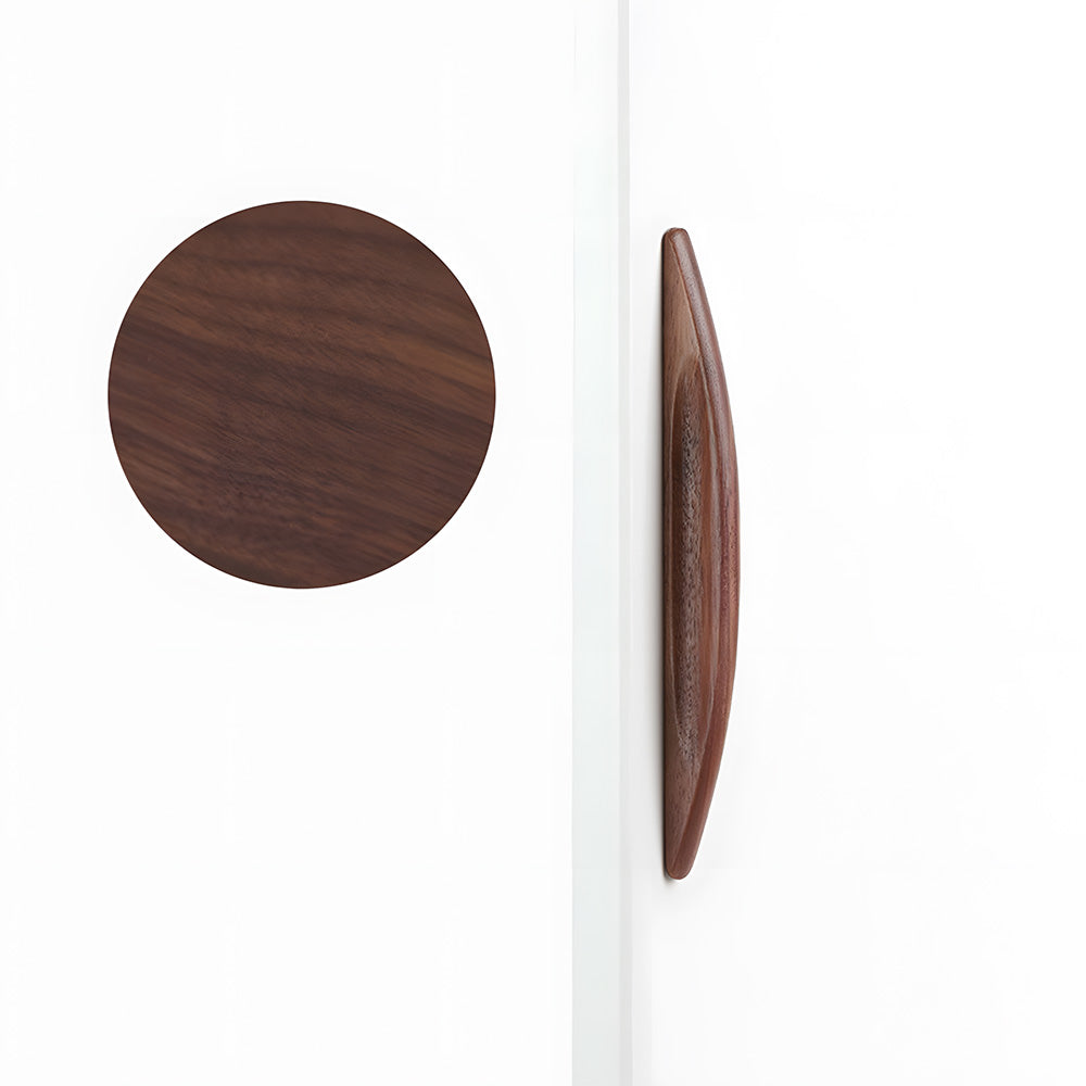 Modern Natural Wood Cupboard Handles