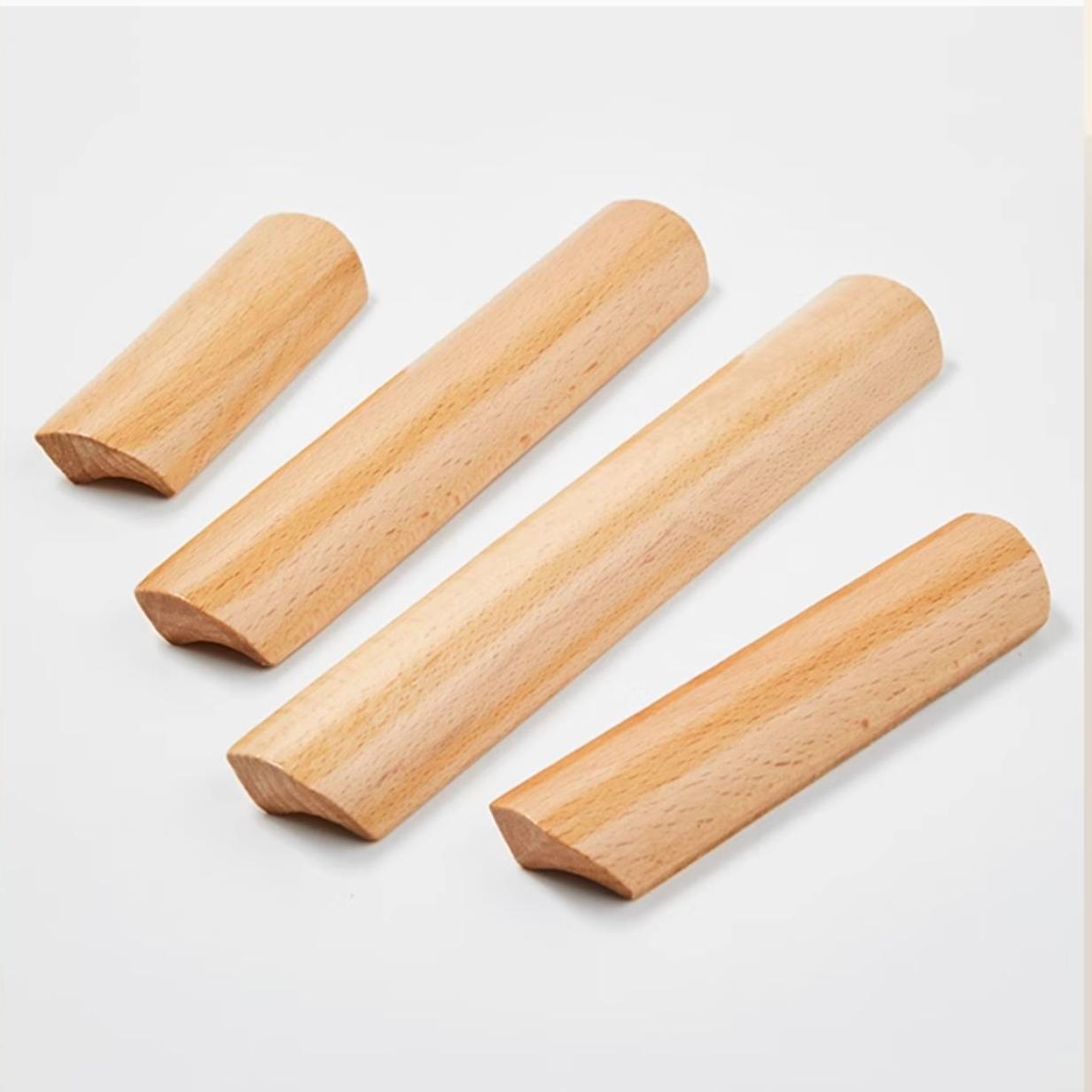 Solid Wood Cabinet Finger Edge Pulls