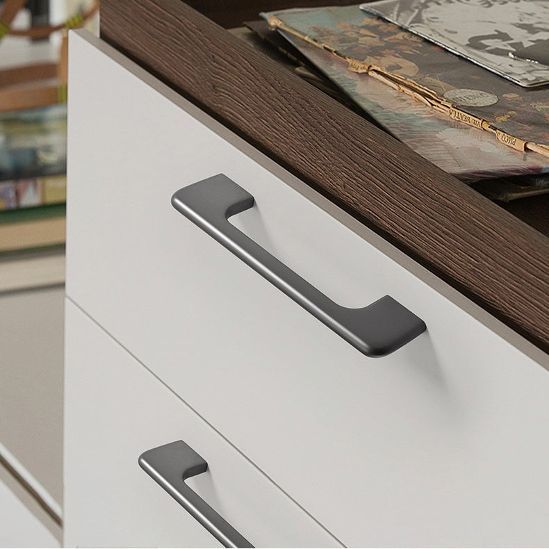 Arched Zinc Alloy Drawer Kitchen Cabinet Handle