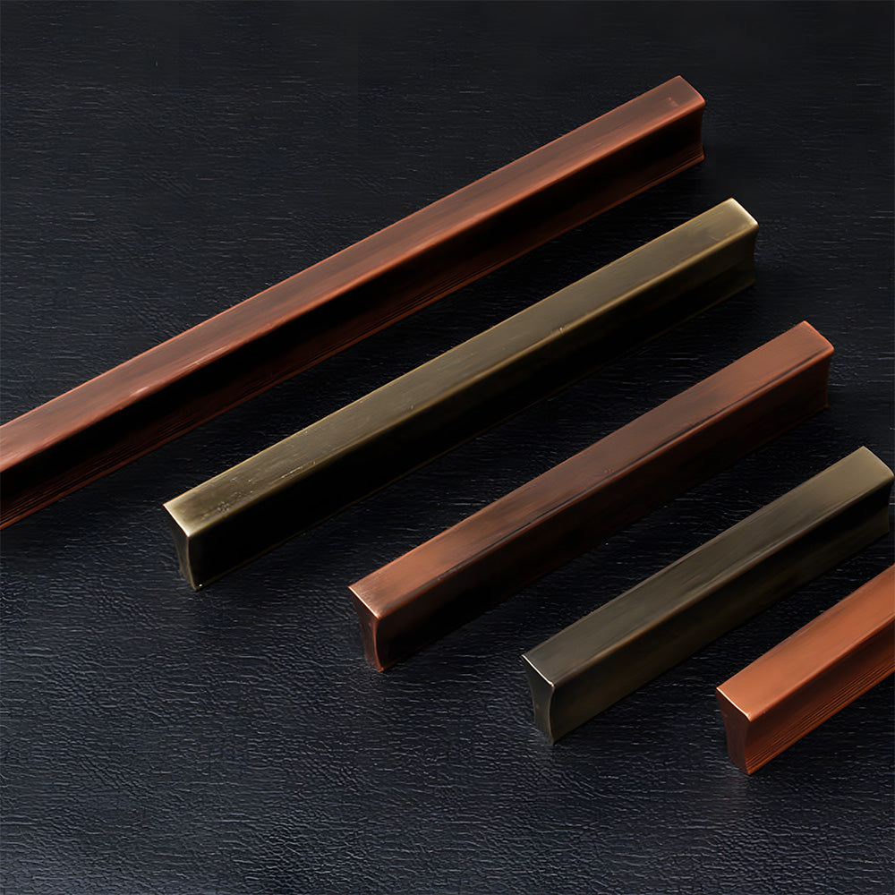 Vintage Bronze Aluminum Finger Pulls