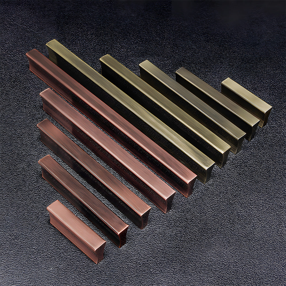 Vintage Bronze Aluminum Finger Pulls