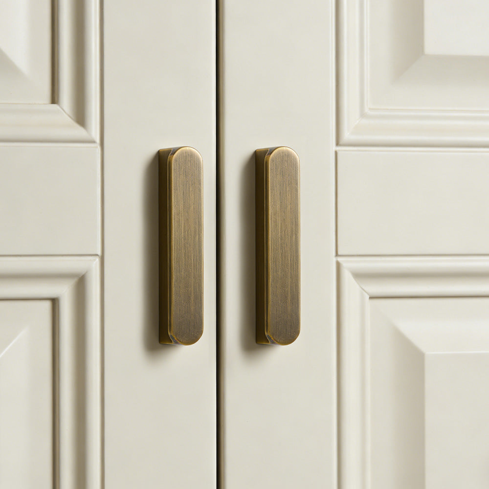 Simple Bronze Brass Cabinet Handles For Kitchen