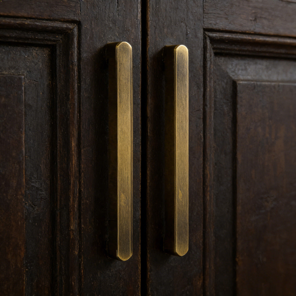 Simple Bronze Brass Cabinet Handles For Kitchen