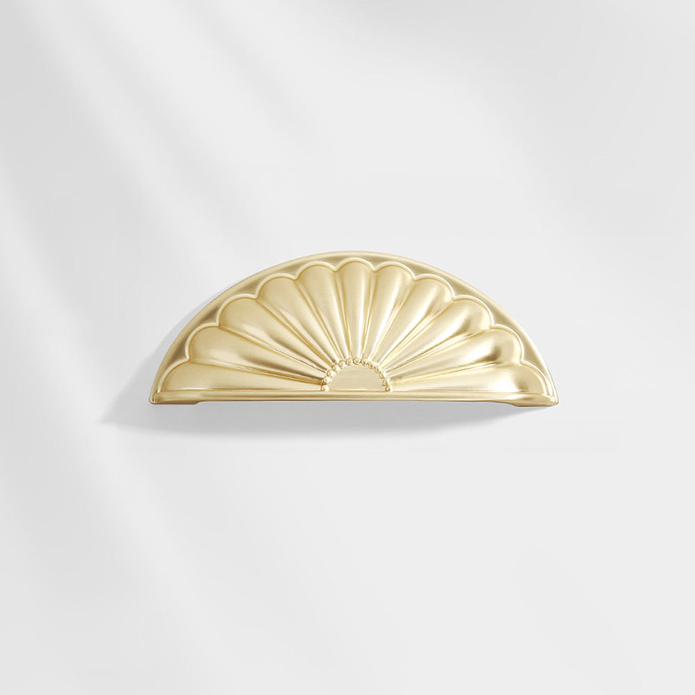 Modern Antique Shell Cabinet Edge Pulls