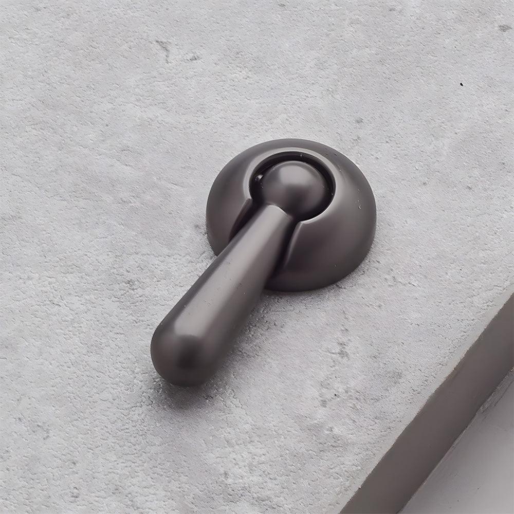 Modern Knurled Zinc Alloy Cabinet Pulls