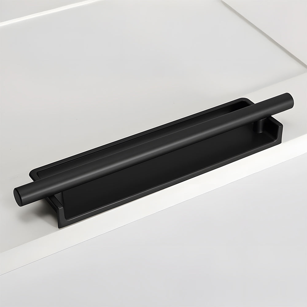 Simple Aluminum Alloy Recessed Concealed Cabinet Handles