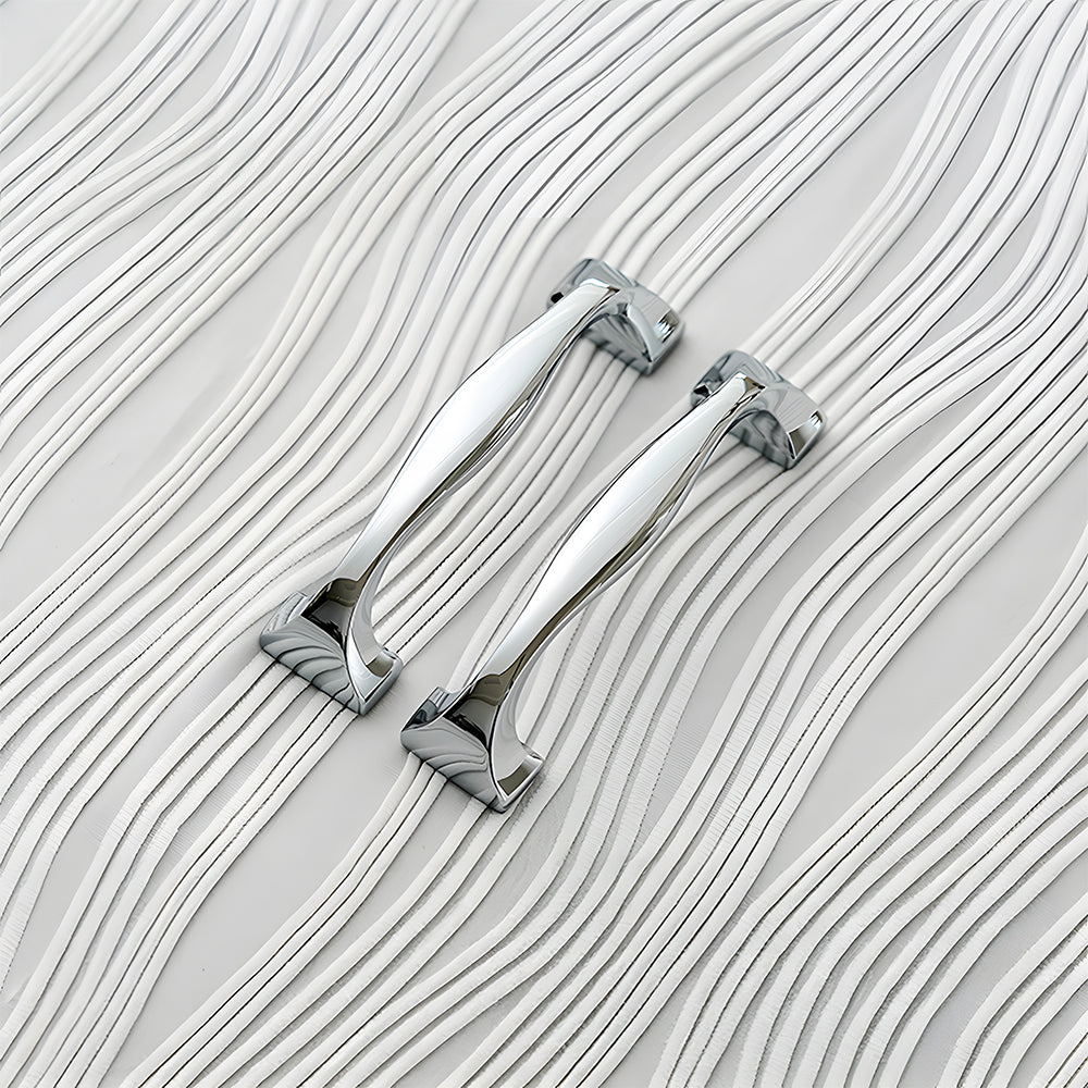 Wide Head Simple Brass Drawer Handles