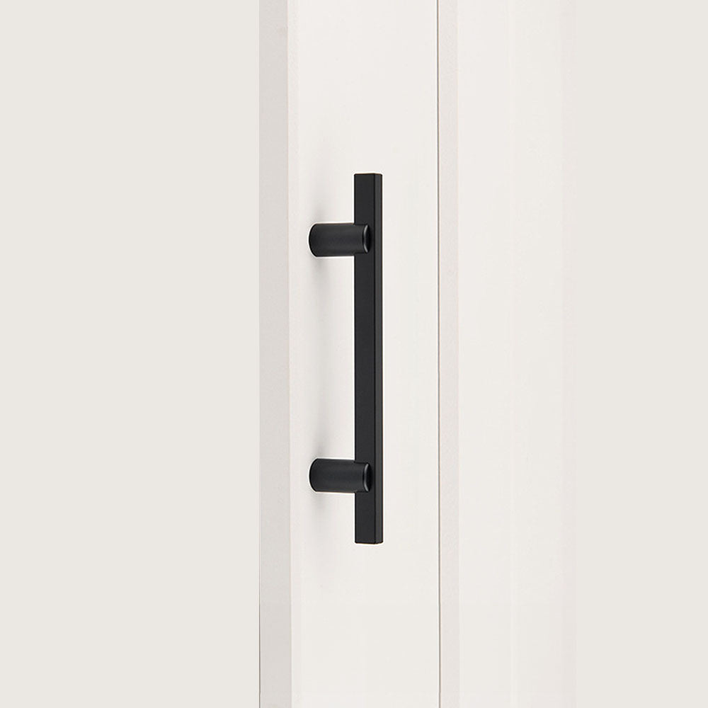 Modern Two-tone Black Gold Wardrobe Cabinet Door Handles